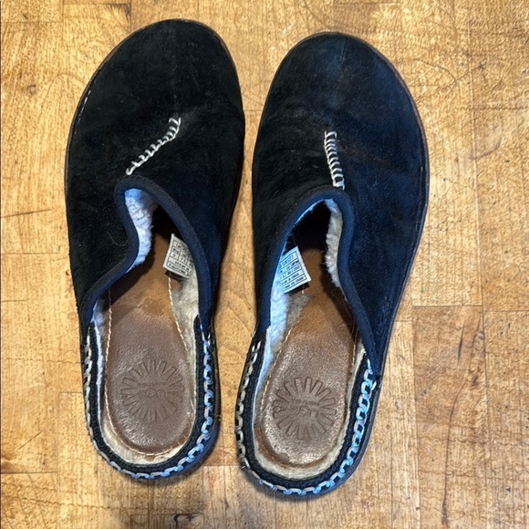 UGG Black Suede Clogs - Picture 3 of 4